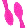 Lip Scrub Brush,Double-Sided Silicone Exfoliating Lip Brush Tool for Smoother