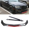 For Chrysler 300 2005-20 Front Bumper Lip Splitter Spoiler carbon