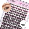 CALAILIS CALAILIS Cluster Lashes, 144Pcs D Curl Lash Clusters DIY