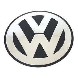 Volkswagen 06F103940 Emblem VW Engine Cover Suction Pipe Vent Cylinder Block Logo Silver/Black