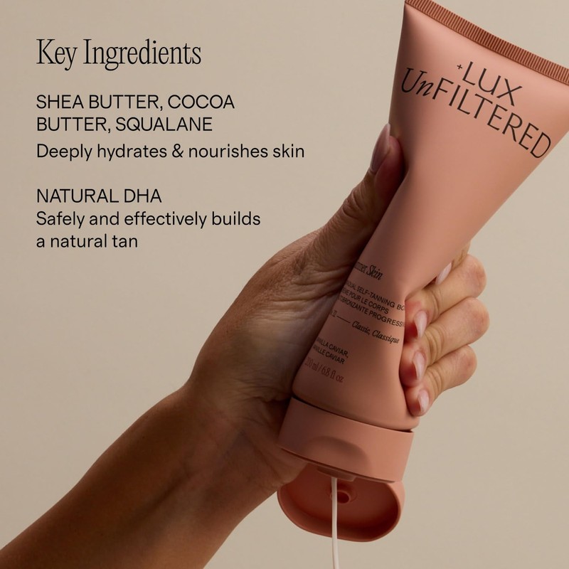 + Lux Unfiltered N°32 Summer Skin Classic Gradual Self Tanner,