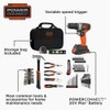 beyond by BLACK+DECKER Home Tool Kit with 20V MAX Drill/Driver,