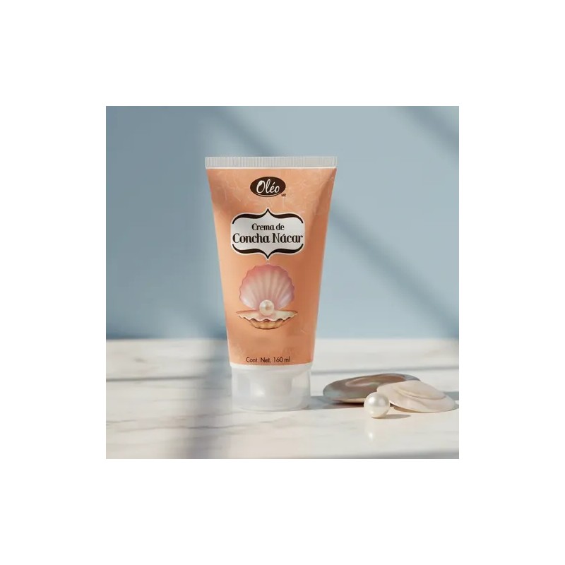 Crema Concha Nácar Premium Con Dosificador 160ml