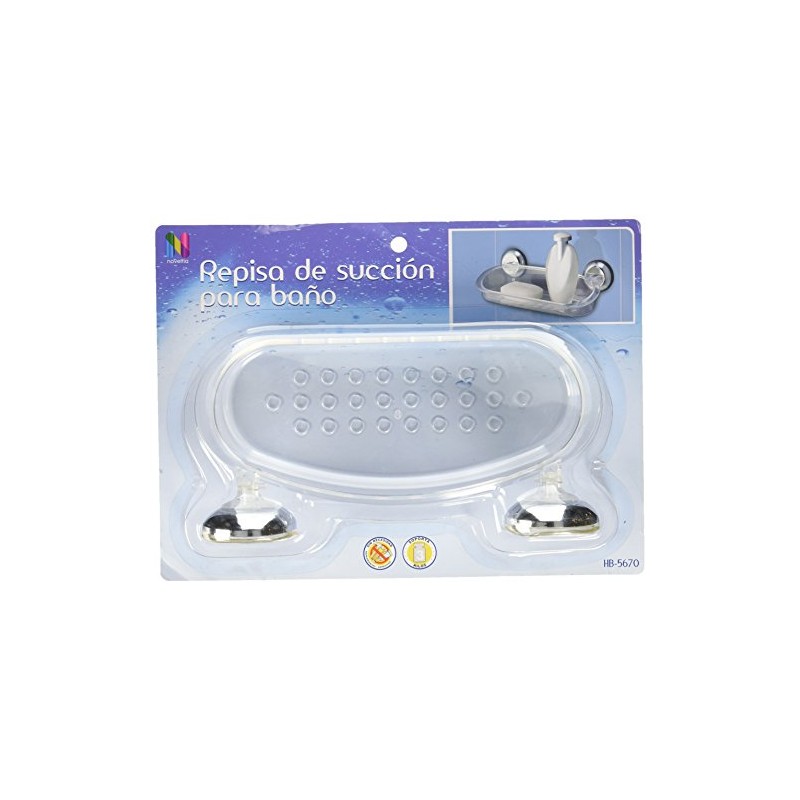 Noveltia Repisa de succión para baño HB-5670