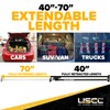 US Cargo Control Ratcheting Cargo Bar for Small Cargo Bar