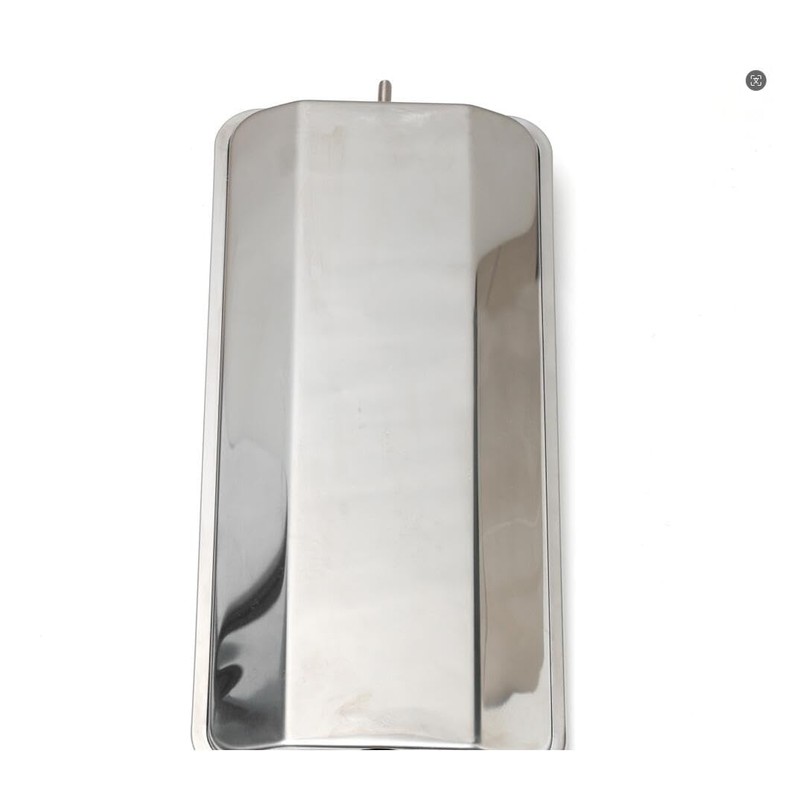 Stainless Steel Mirror, 7 x 16 inches, West Cost Style.