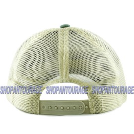 Newhattan Cotton Mesh Washed Distressed Snap Trucker Hat Cap for Men and Women - Orange/Black