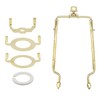 TAODAN 1 Set Heavy Duty Metal Lampshade Stand Floor Lamp