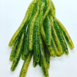 Peter's Custom Trout Worms 15 Pack 2.5 inch Trout Worms Bass Crappie Fishing Lure Tackle Floating Fly Soft