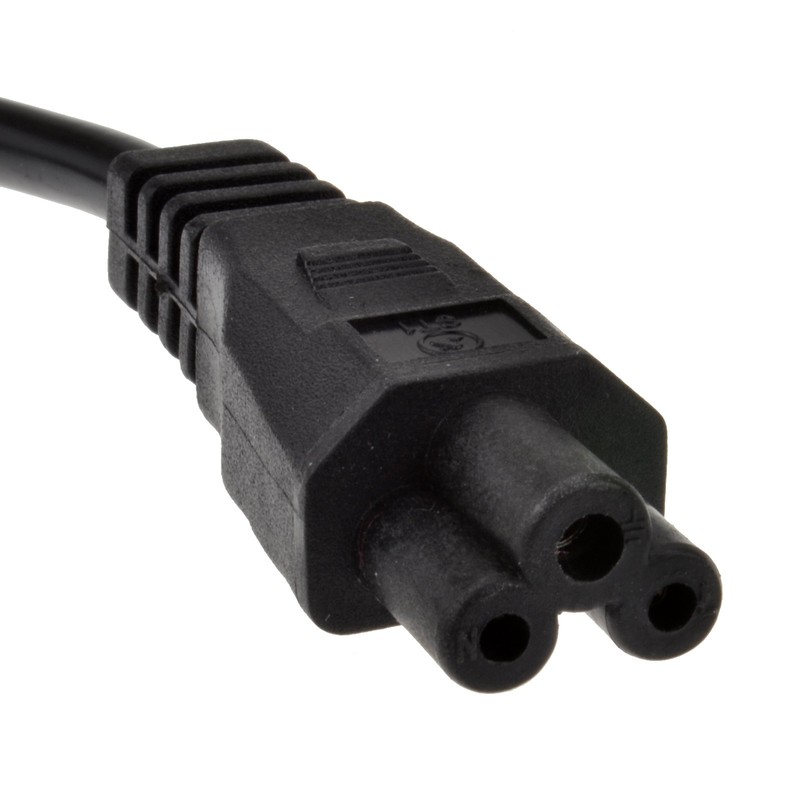 kenable Clover Leaf Male C5 Plug to Euro Schuko Plug