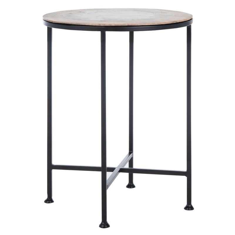 Safavieh Home Collection Lumi Black Agate Accent Table