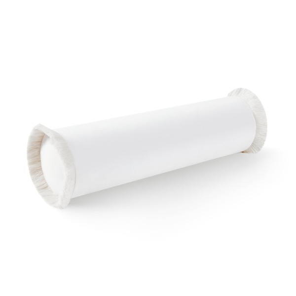 Hofdeco Premium Patio Indoor Outdoor Bolster Pillow Cover Only, 6"x20",