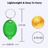 Daemson Mini LED Green Light Keychain Flashlight, Small Keychain Flashlight