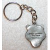 TIGER Head Fine Pewter Keychain Key Chain Ring USA Made