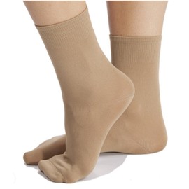 TuttoDanza - RAD Classic Microfibre Dance Socks for Wise Ballerinas Modern Contemporary Dance - Made in Italy - Colour Nude, Nude, Beige, M