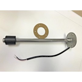 WEMA KUS WATER GAS OR DIESEL FUEL GAUGE SENDER BOAT WEMA KUS SSL 15" STAINLESS  MARINE