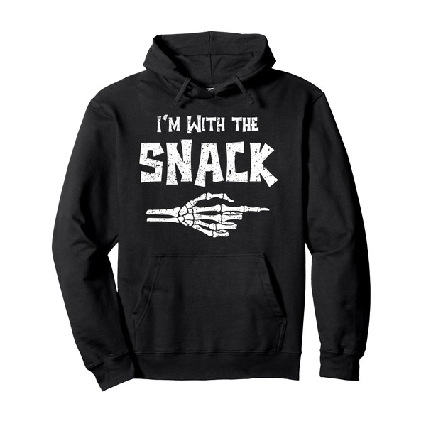 I'm With Snack Matching Couple Easy Costume Halloween Pullover Hoodie