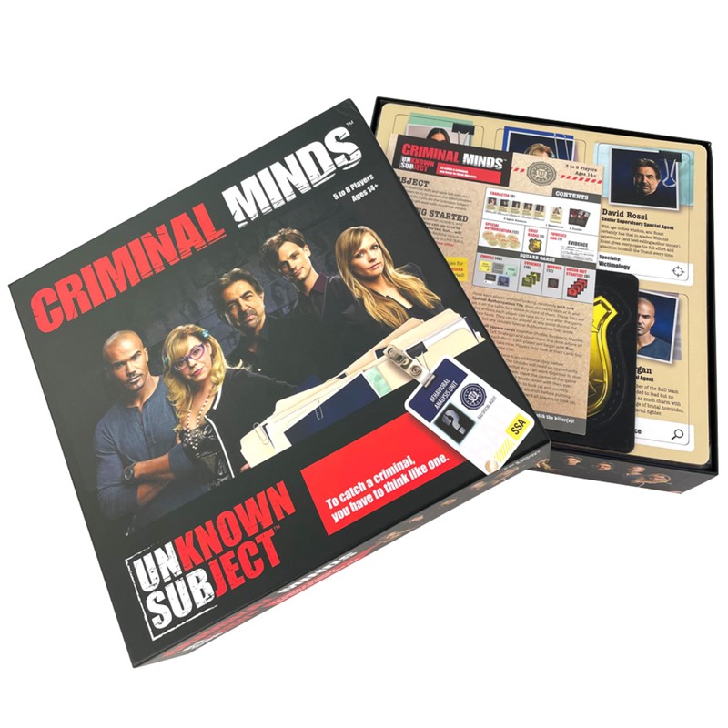 Criminal Minds Unknown Subject Board Games for Adults – Adult