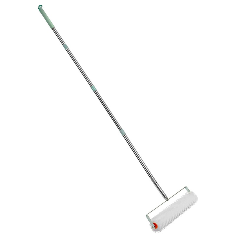 QWORK Spiked Screeding Compound Roller, 20" x 1" Latex Floor