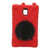 Tablet Case Silicone Hard PC Precise Cutouts Adjustable Strap Rotating