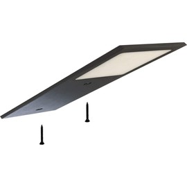 ACCE Super Thin and Aluminium Body LED Under-Unit Light Kitchen Furniture Light Neutral White or Warm White Including Converter One Spotlight with Switch (Warm White, Pack of 4)