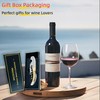 WILOSCOSMI Wine Key & Corkscrew Wine Opener–3-in-1 with Foil Cutter