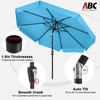 ABCCANOPY Patio Umbrella 10ft - Outdoor Table Umbrella with Push