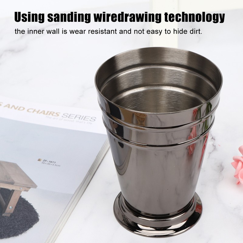 304 Stainless Steel Iced Cocktail Cup Drinking Wine Mug Anti