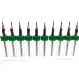 Versatile Tungsten Micro Drill Bits Japanese made for CNC PCB Installation, Toy Making, Model Cars Trucks Planes Boats, Arts & Crafts, Woodworking more... (.15mm)