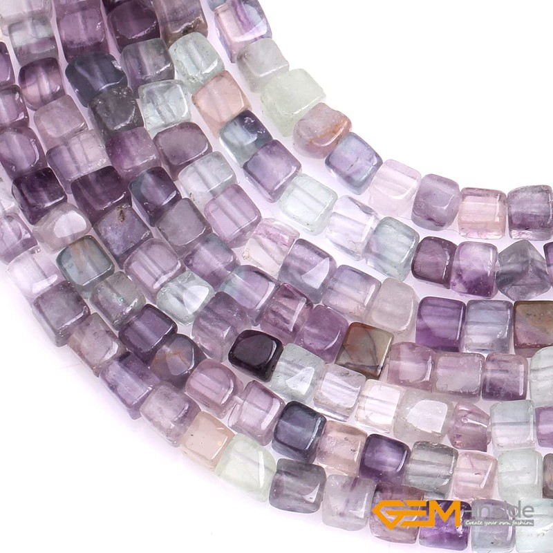 GEM-Inside - abalorio de cuarzo de fluorita de arco iris