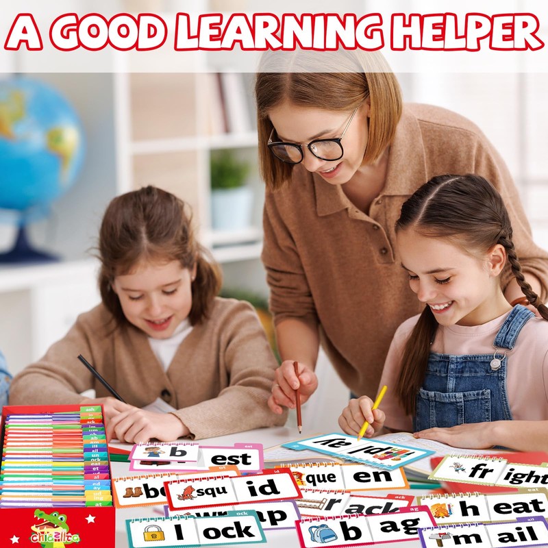chiazllta 48 Word Family Build Book Spell Read and Rhyme