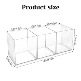 Rainmae Cutlery Storage Organizer, Plastic Cutlery Utensil Holder Storage Organizer Caddy for Kitchen Countertop Organization, Holds Fork, Knife, Spoon, Silverware Tableware Storage Box