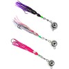 Fluke Ball Jigs with Hoochie Stinger Rigs 5oz, 3 Sets