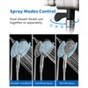 INAVAMZ 2-in-1 Shower Head with Handheld Combo: 2.5GPM Rainfall Shower