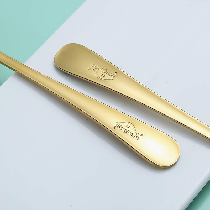 Berglander Gold Salad Server Set, Stainless Steel Salad Serving Set
