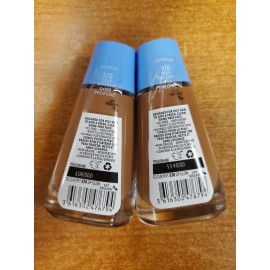 COVERGIRL 2 Pack: Covergirl Clean Matte Liquid Foundation #570 Deep Golden (6794-R8P2a)