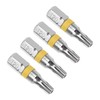 CoCud Torx Screwdriver Bits, 1/4" Hex Shank T20, Security Steel