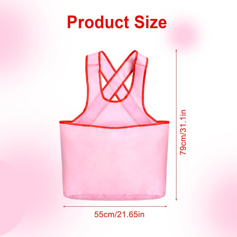 lasuroa Laundry Apron with Bag, 79 x 55 x 2