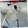 Kisangel Metal Drum Cymbal Bell Attachment for Drum Set Durable