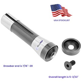 BLUEFOX TOOLS R8 Shank Slitting Saw Holder Arbor for Milling Machine Bridgeport USA