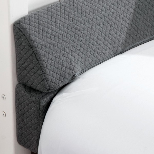 MABOZOO Pillow Wedge for Headboard Gap,Grey Bed Wedge Gap Filler