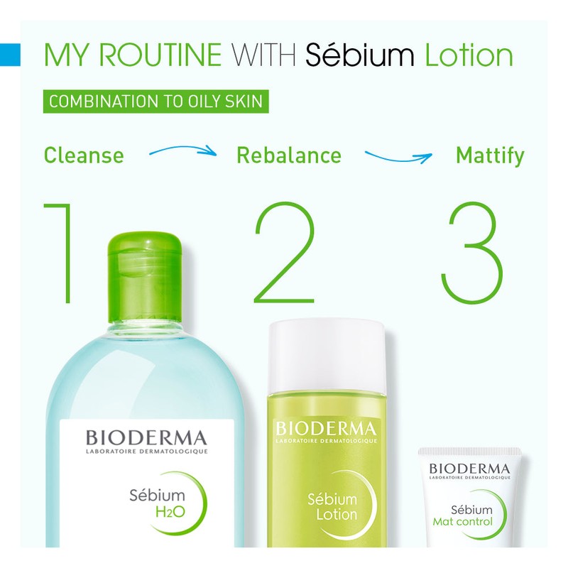 Bioderma Sebium H2O Purifying Micellar Water Cleanser for Oily Skin