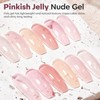 modelones Poly Gel Set 6 Colors Jelly Gel Milky White