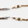 meigan 9404-02 Fashionable Women's Glasses Chain, Silver Pearlized Beads, Tangle-Free