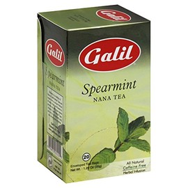 Té Galil, menta, cajas de 20 unidades (Paquete de 6)