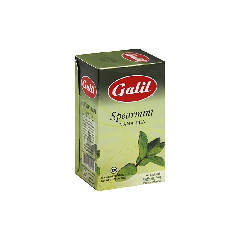 Té Galil, menta, cajas de 20 unidades (Paquete de 6)