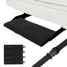 KXVXXV Caravan Step Rug for Motorhome for 7-10 Inch Step Caravan Accessories Buckle Design Non-Slip Steps Door Mat 45 x 46 cm