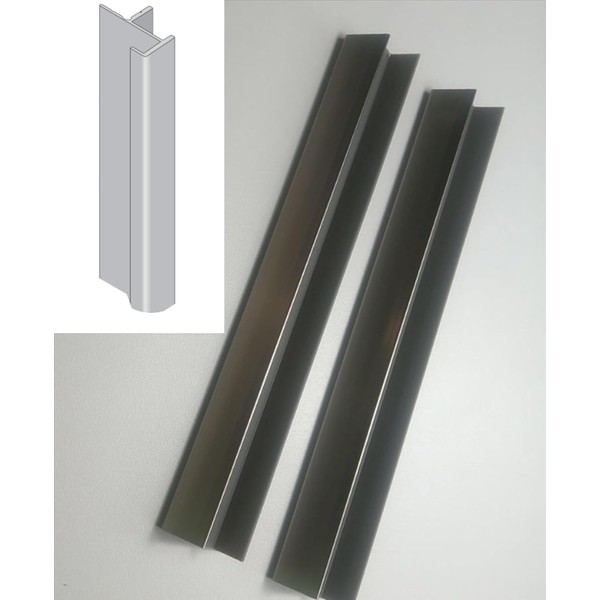 1 Piece Socket Corner Connector Angle 90° Stainless Steel Look