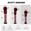 Scott Edward Knit Golf Club Covers with a Fluffy Pom