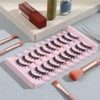 WUMZIRA Natural Manga Lashes Natural Look Eyelashes Wispy Lashes Natural
